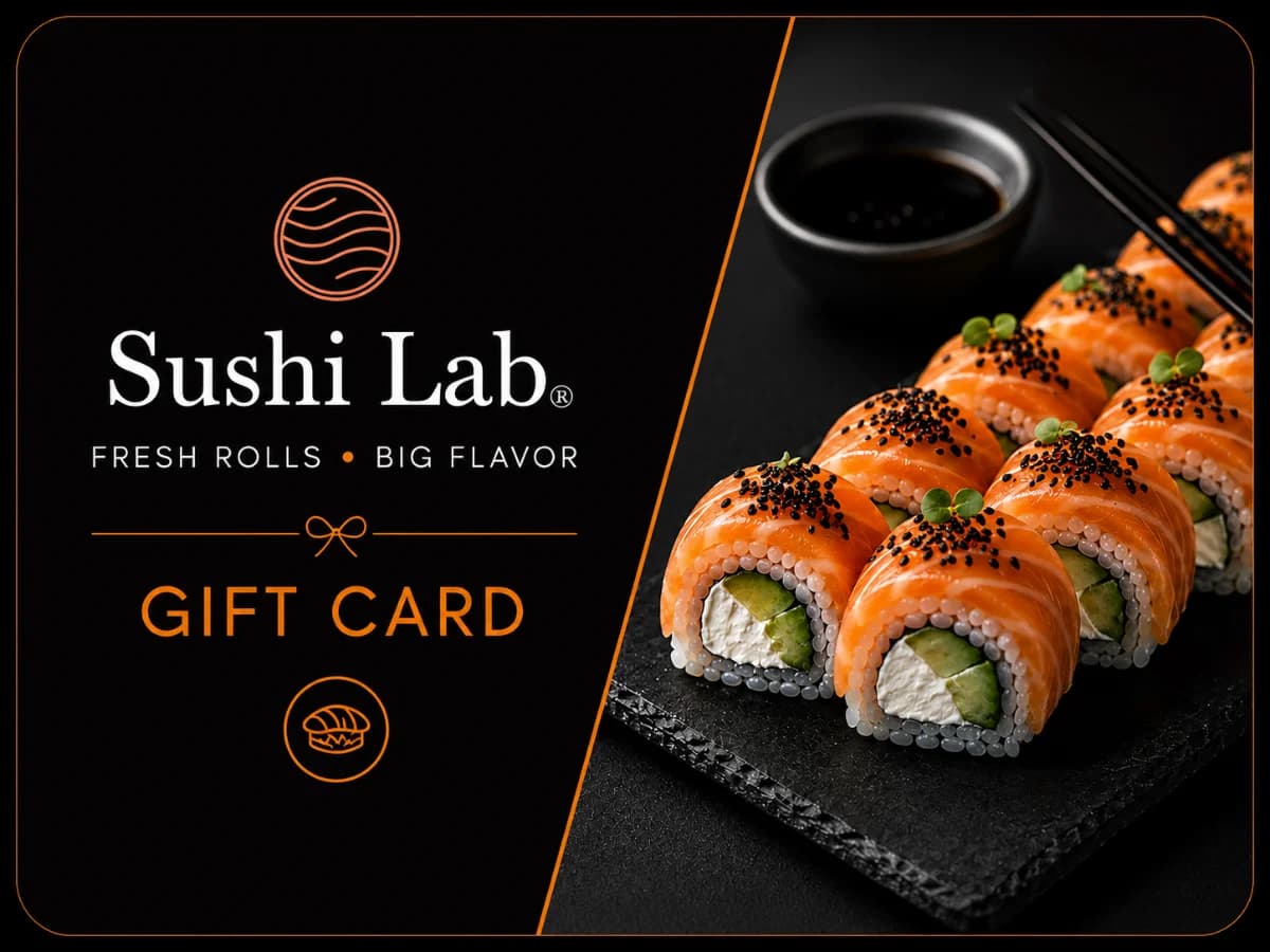 Sushi Lab. - Նվեր Քարտ - 25,000 դրամ